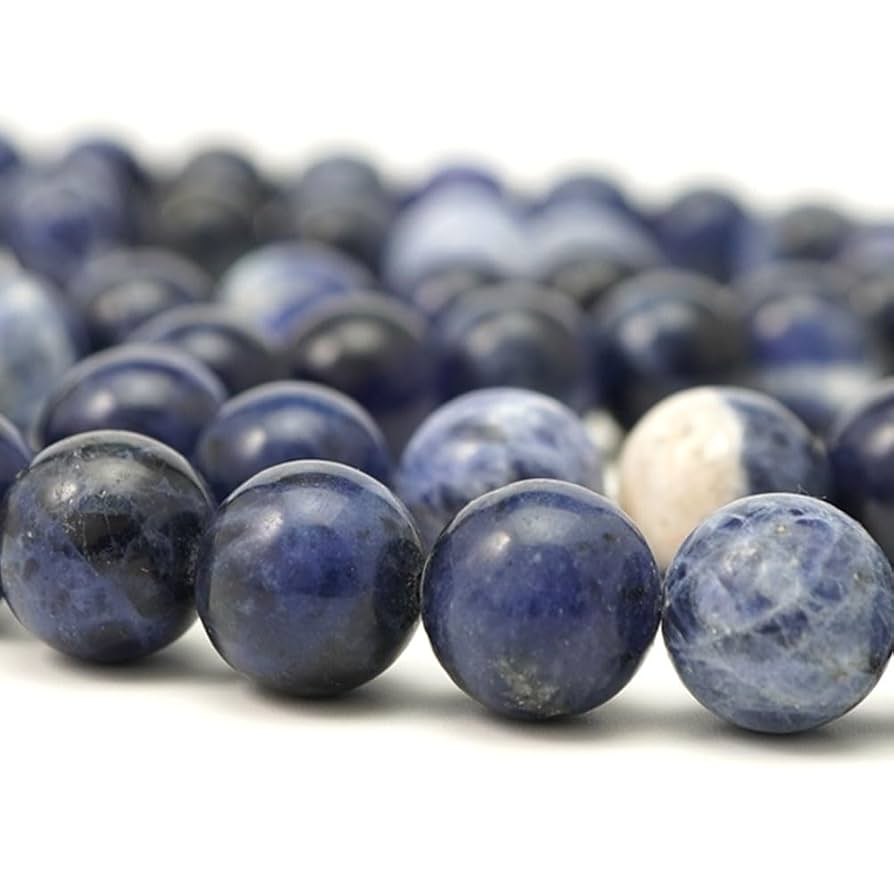 Amazon.co.jp: ソーダライト 12mm 丸玉 方ソーダ石 ビーズ