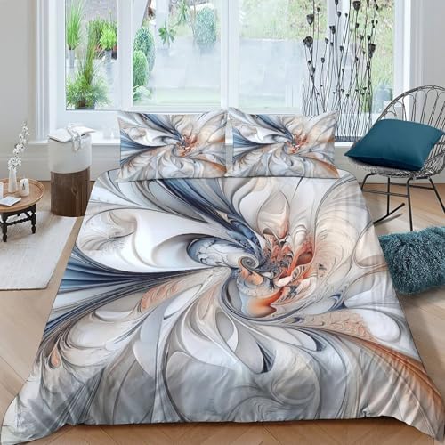 Parure de lit 135x200 housse couette microfibre hypoallergénique - 4