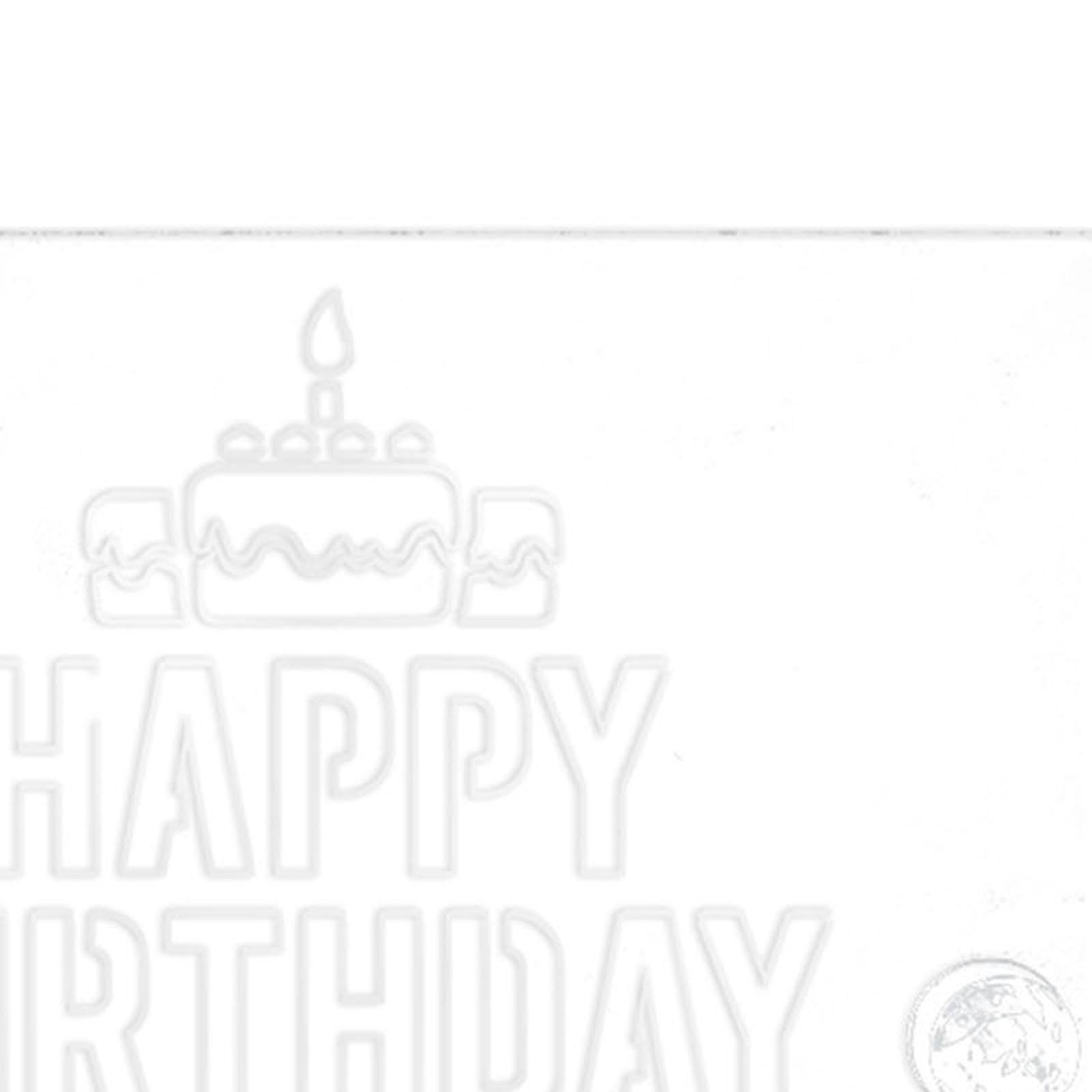 Stencil per torta per decorare biscotti e torte, acrilico, 20 cm x 12 cm, ideale per tiramisù, compleanni, matrimoni e dessert
