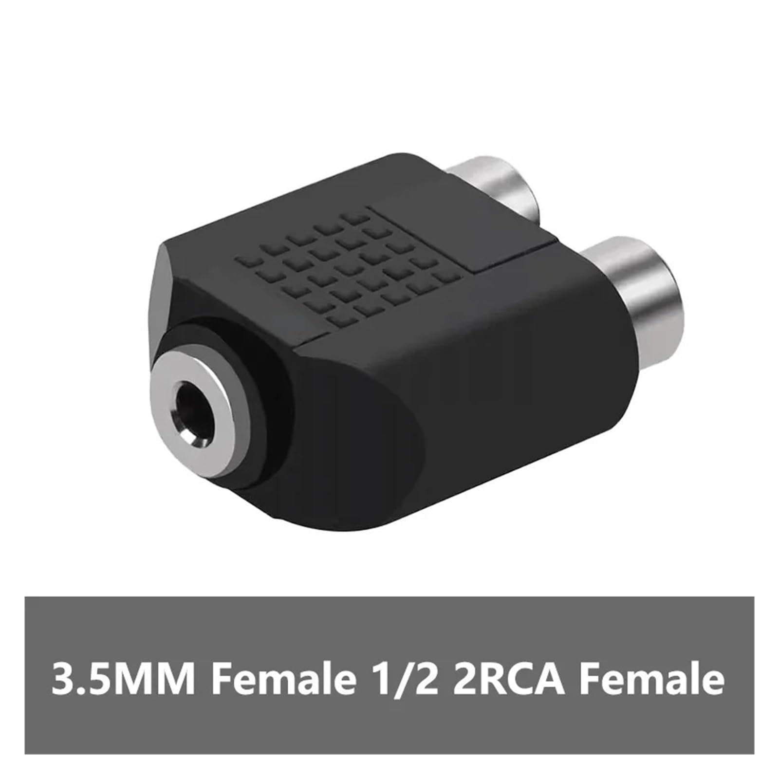 GUYTRM 5/20PCS 3.5mm Jack Do 2 Złącze Adapter Żeński Rozdzielacz Złącze Komputerowe Głośnik Słuchawki lingli(100PCS)