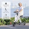 TopMate ES33 Powered Tricycle 3 Wheels Foldable Trike with Seat for Adults, Lightweight Electric Tricycle with Removable 36V 7.8AH Battery, Reverse Function & Key Switch for Commute and Travel #2