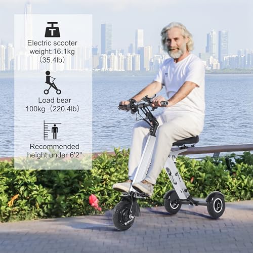 TopMate ES33 Powered Mobility Scooter 3 Wheels Foldable