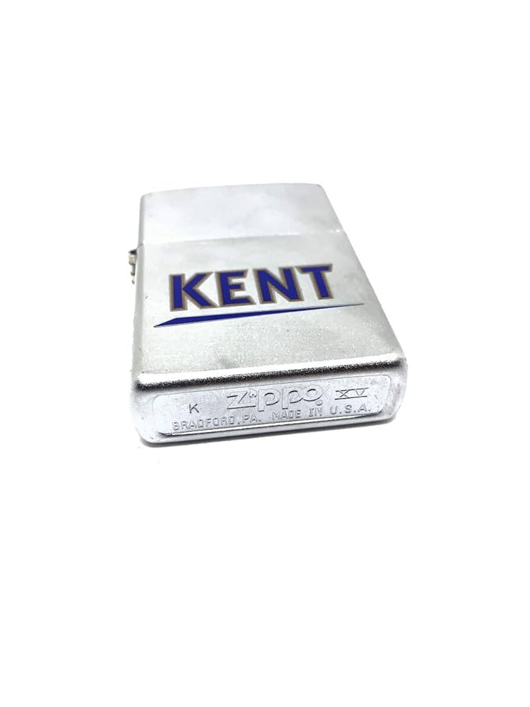 Amazon.co.jp: ライター KENT ケント 銀 パールメッキ 仕様 1999