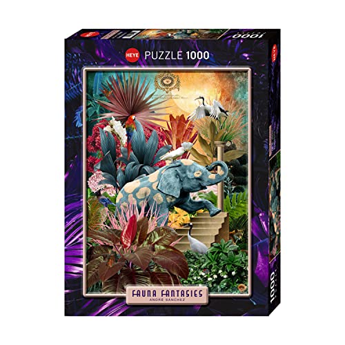 Heye Puzzles - 1000 Pc - Elephantaisy, Fauna Fantasies