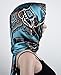 corciova 35 x 35 Large Satin Tie Square Headband Silk Like Hair Scarf Wrap Headscarf for Sleeping Tiffany Blue Totem Bandana
