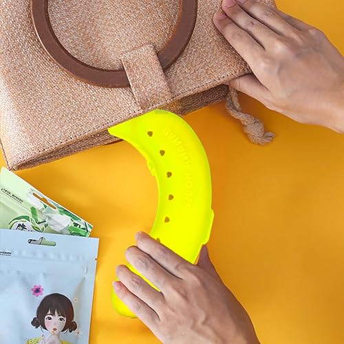 Image of VGRASSP Pack of 2 Banana Storage Case For Kids - Banana Box For School And Outdoor - Color As Per Stock