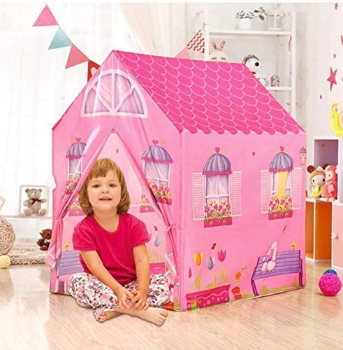 RKHUB Jumbo Size Extremely Light Weight Kids Play Tent House for 2 3 4 Year Up Girls and Boys (Doll Mall)