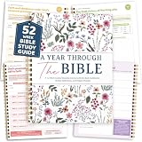 Bible Study Guide For Women, Large Size 8.5x11' In A Year 52 Week Journal