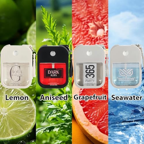 Men's Aftershave & Perfume for Men Gift Set - 4x35ml Long-Lasting Eau De Parfum Collection, Premium Fragrance Combo, Light Spray, Gift for Men