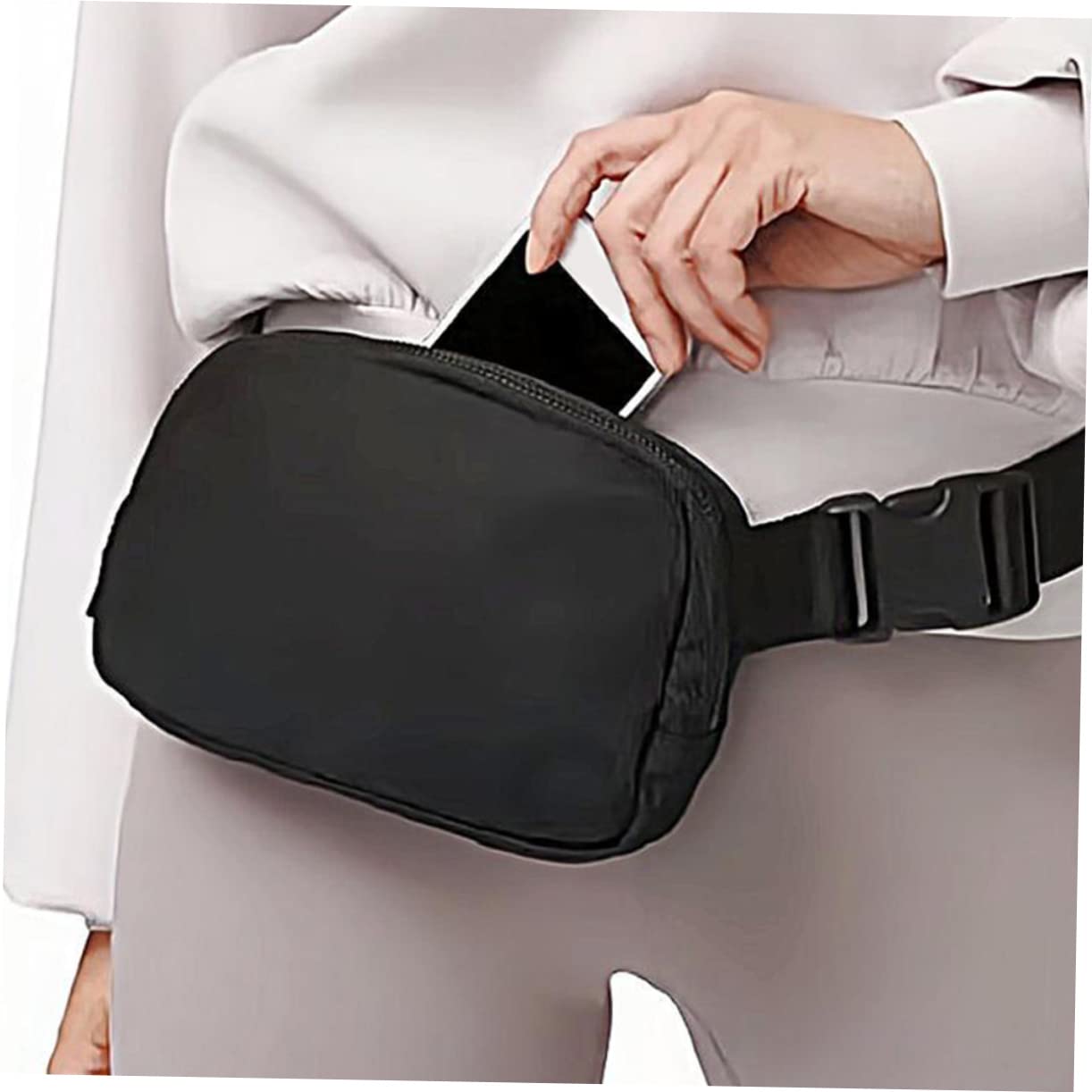 HANABASS 3stücke Nylon Fanny Pack Für Damen wasserdichte Umhängetasche Verstellbare Hüfttasche Für Sport Laufen Und Wandern Für Handy Und Essentials