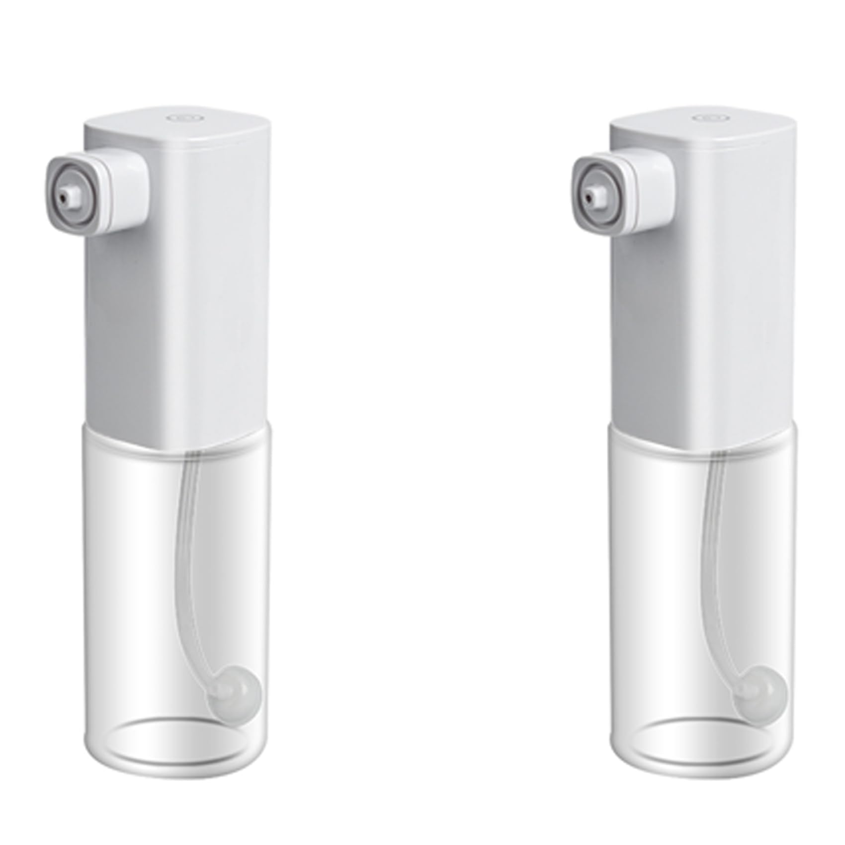 Vjsujehgy 2X Automatic Foaming Soap Dispenser,Electric and Rechargeable,Refillable Foam Hand Dispenser for Kitchen Bathroom