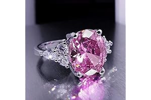 Elegant Vintage Pink Sapphire Silver Ring