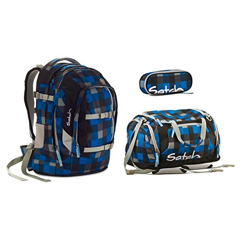 Preisvergleich Produktbild Satch by Ergobag - Schulrucksack Set 3tlg. - Airtwist