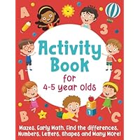 Activity Book For 4-5 Year Olds
