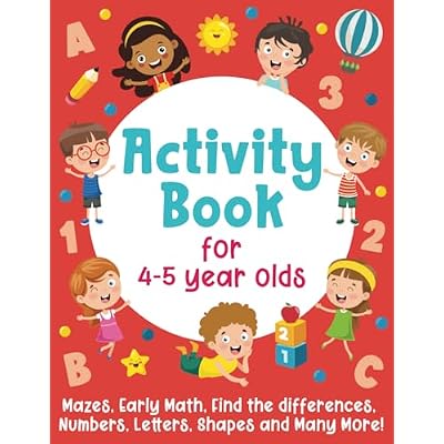 Activity Book For 4-5 Year Olds