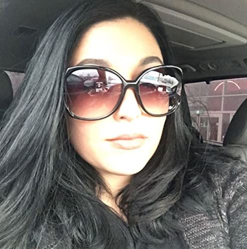 AStyles - Big Huge Oversized Vintage Style Sunglasses Retro Women Celebrity Fashion (Oversized Brown)3