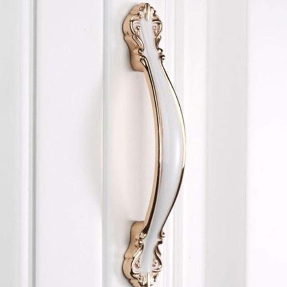 European Style Cabinet Handles Furniture Hardware Kitchen Cupboard Door Pulls Drawer Knobs Zinc Alloy 3 Sizes,128mm gold