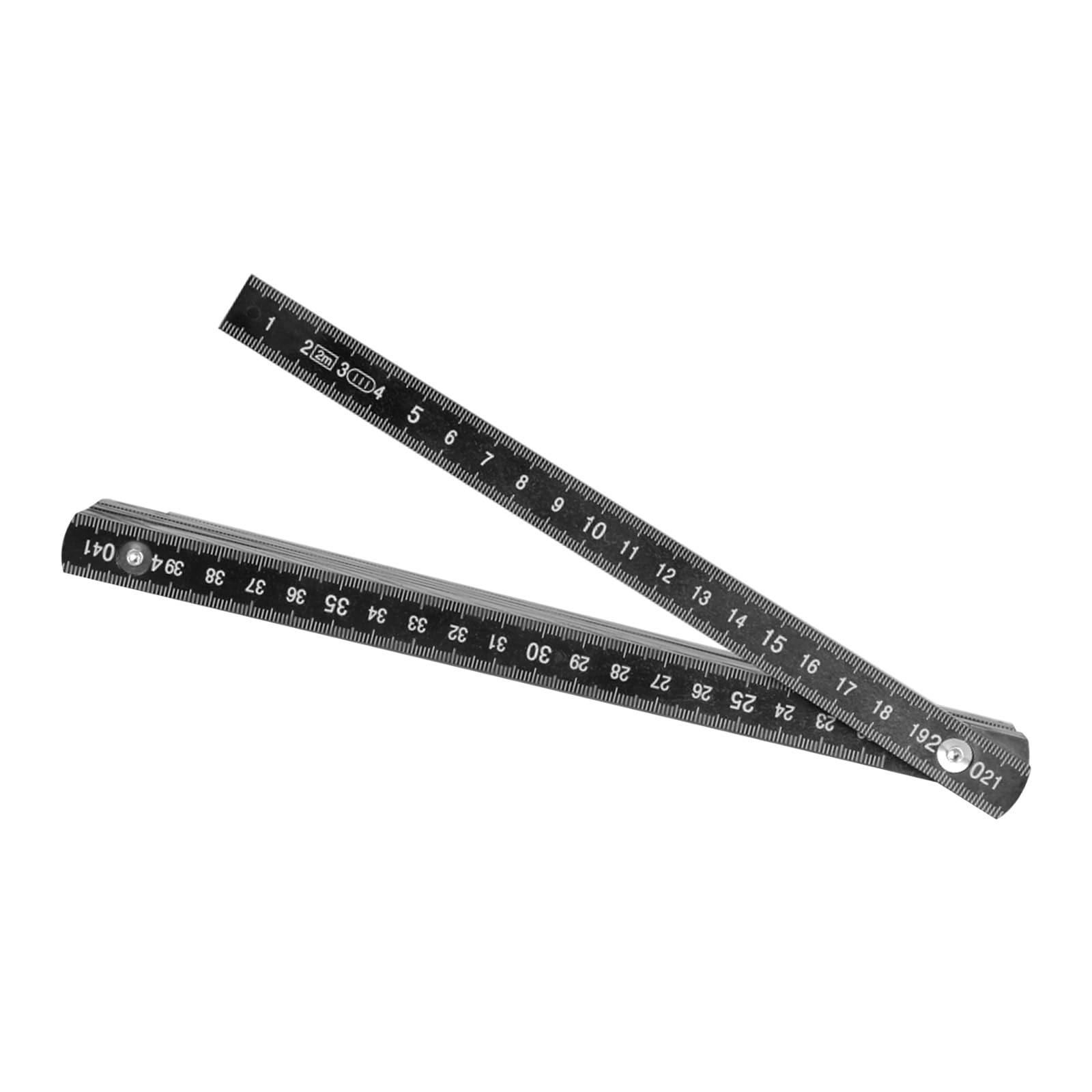 2m Foldable Ruler Measurement Device with Metal Rivets Ensuring Durability for Builders and Designers Folding Measuring Ruler