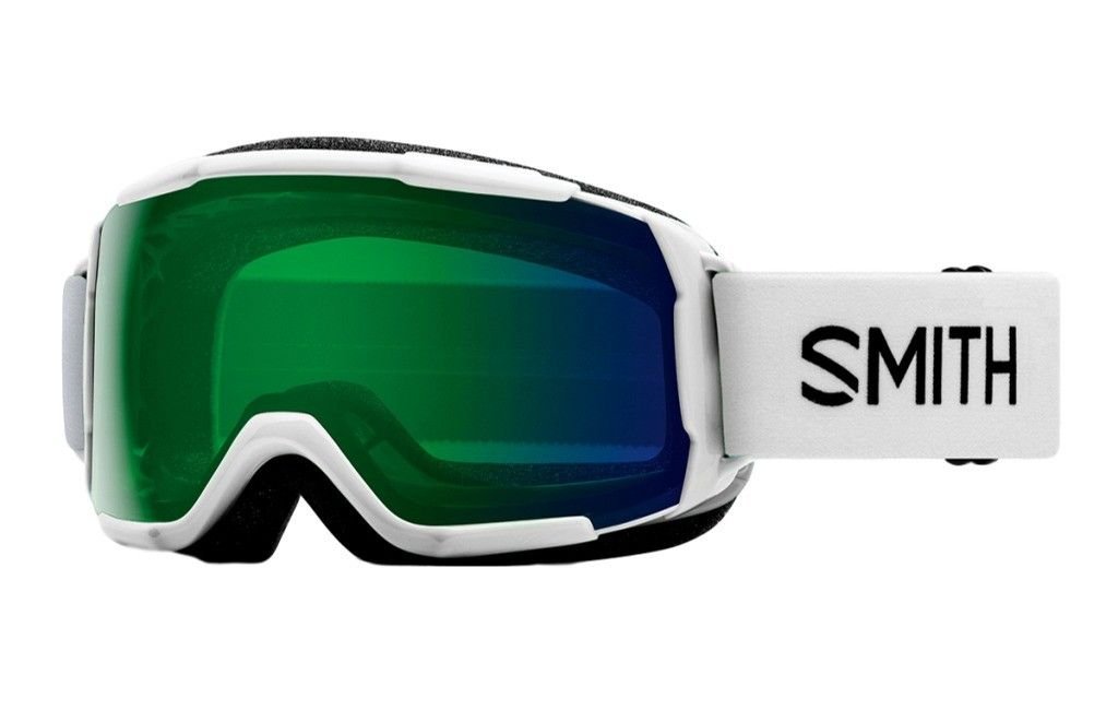 Smith Optics Grom CP Goggle - White Frame/ChromaPop Everyday Green Mirror