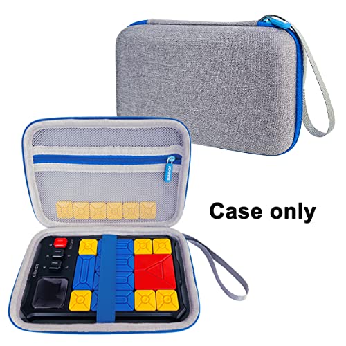 JCHPINE Hard Carrying Case for GiiKER Super Slide Brain Games, Protective Storage Holder for GiiKER Brain Teaser Puzzles Interactive Handheld Game Console Accessories (Blue Case Only)