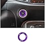 Keptrim for Challenger Charger Engine Start Stop Trim for 2010-2020 Dodge Challenger/Charger RAM, for 2014 Durango, Purple Aluminum Alloy 1pc
