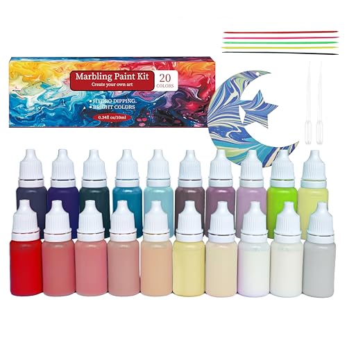 27PCS Water Marbling Painting Kit, Christmas Water Paint for Craft,