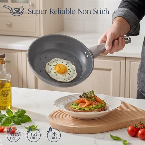 19-Piece Non-Stick Pots and Pans Set - Induction Hob Cookware for Versatile Kitchen Cooking - Image 4