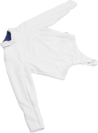 Fencing Jacket with Adjustable Neckline, Thickened Fabric, CE350N for Training and Competition, Sweat Absorbing Breathable Material Inside (46)