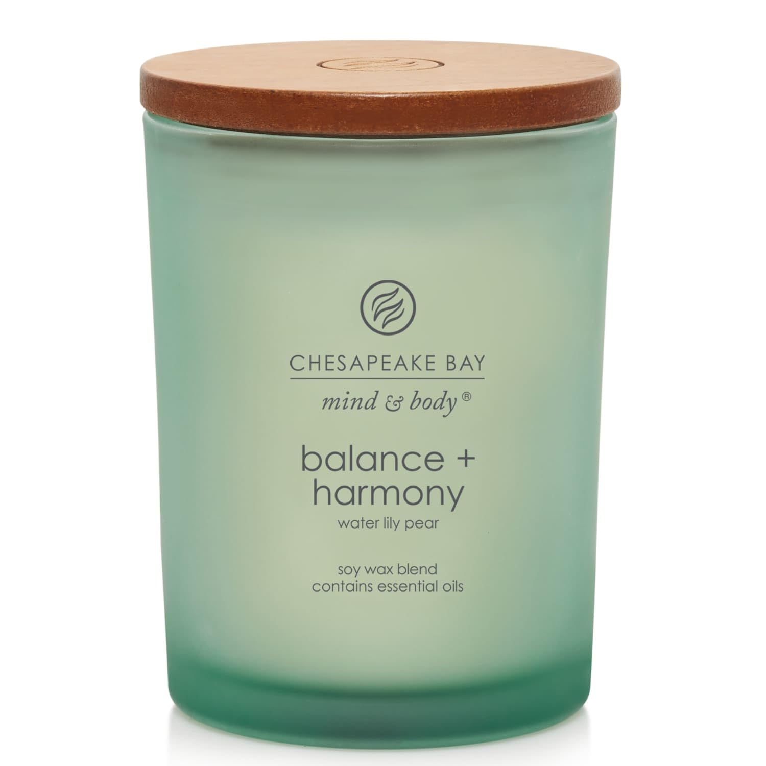 Scented Candle, Balance + Harmony (Water Lily Pear), Medium