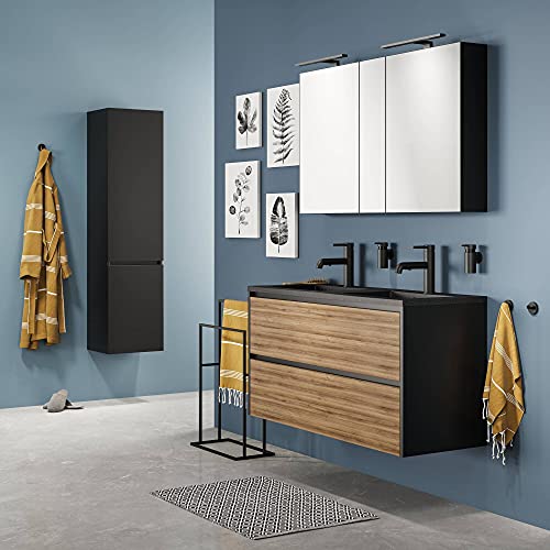 Sealskin Badteppich Trellis, schwarz, 90 x 60 cm – Ansicht 5