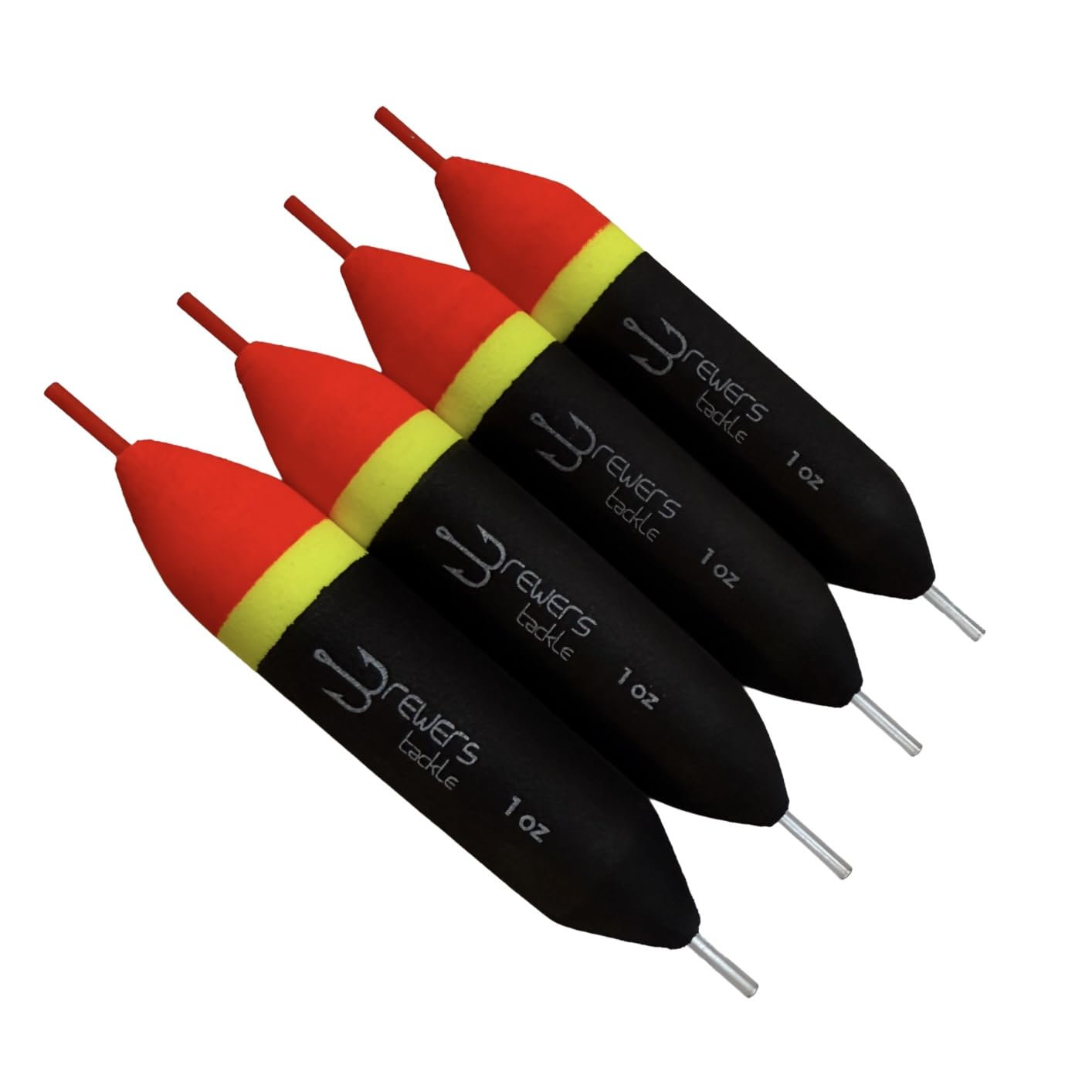 Slip Floats, Set of 4, Orange/Yellow/Black - Salmon and Steelhead Floats