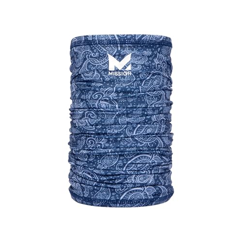 Image of MISSION Multi-Use Neck Gaiter Face Mask for Ski & Outdoors, UPF 50, Breathable Lightweight Fabric