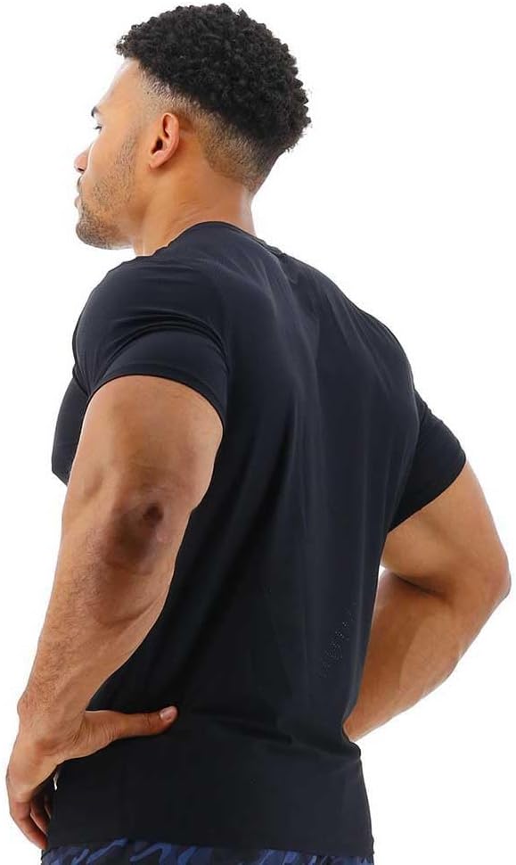 TYR Mens Athletic Performance Workout Airtec Short Sleeve Tee - Image 4