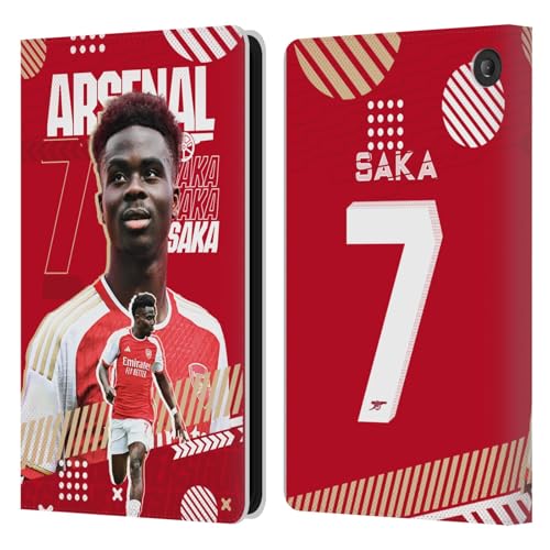 Étui Fire 7 2022 Anti Rayure Arsenal Portefeuille Cuir Antichoc
