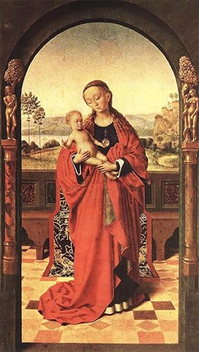 Graffiti Art Mural Dame de Petrus Christus pour changer vos murs vides en déco moderne 60x90