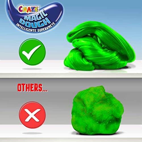 Magic Dough Chamäleon - Intelligente Knete Kinder , Superknete in 80g Dose , Glutenfreie Knete sortiert geliefert