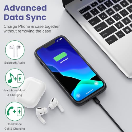 Image of Battery Case for iPhone 13 /13 Pro /14, Upgraded 7500mAh Ultra-Slim Portable Charging Case Rechargeable Protective Extended Charging Cover Only for iPhone13 /13 Pro /14 Battery Pack (6.1 Inch), Black