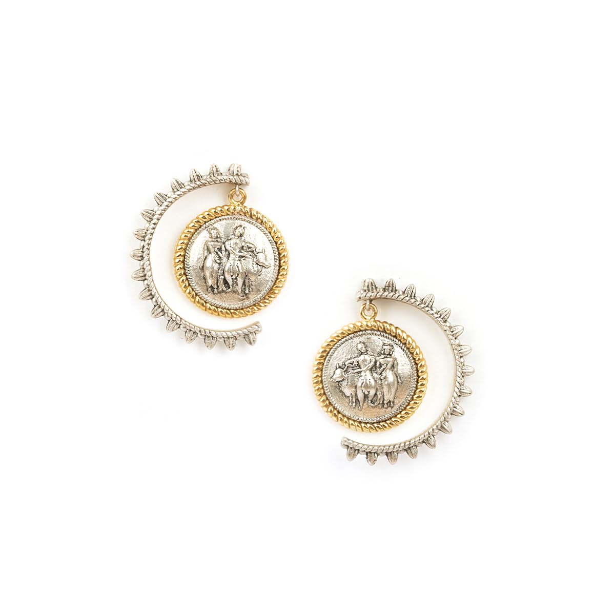 Shaya by CaratLane Snehitaru Coin Earrings in Dual Plated 925 Silver (B0CCDHBWYF) Amazon Price History, Amazon Price Tracker
