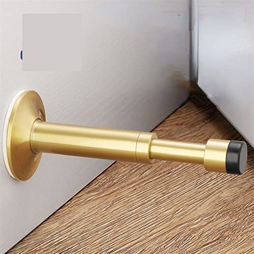 Tope de puerta de aluminio plateado con amortiguador de alta gama 2