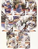New York Mets 2016 Topps Opening Day 8 Card Team Set with Noah Syndergaard Future Stars All Star Rookie Card and Jacob deGrom Plus