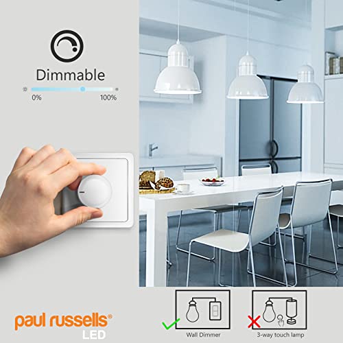 paul russells LED GLS, Dimmable Bayonet Light, 14W 1521 Lumens B22 A70 LED Bulbs, 100w Equivalent, 6500K Daylight - Image 4