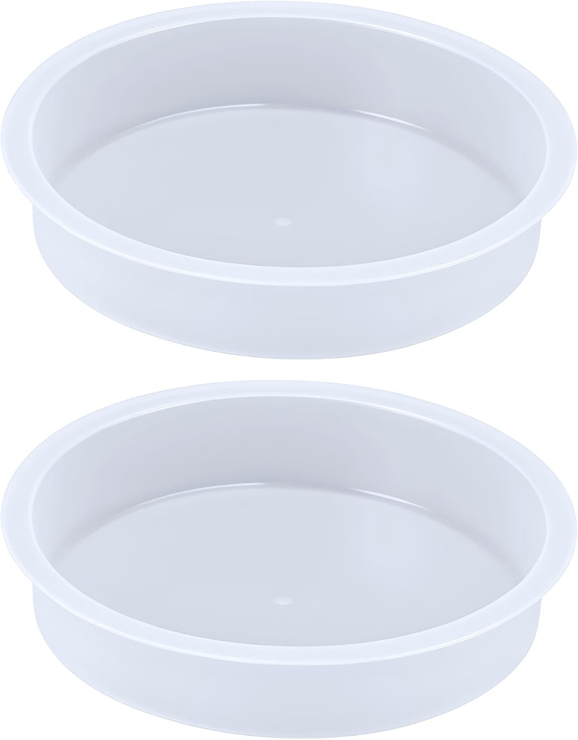 PRADICHI Transparent Bird Feeding Tray - Clear Hanging Water & Seed Bowl for Garden Bird Stations - Wild Bird Feeder Dish - Easy-to-Clean Plastic Tray for Seeds, Nuts & Water (Pack of 2)