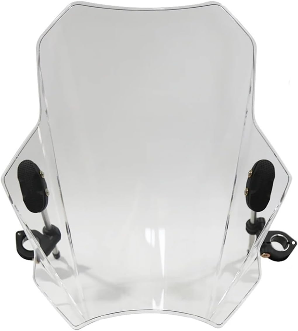 Windscreen Wind Deflectors For Interceptor 650 For Himalayan 411 400 Windscreen Windshield Deflector Covers Screen Windshield Windscreen(Transparent)
