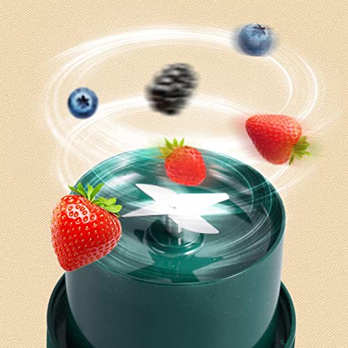 Liquidificador Pessoal | Bebidas Recarregável,Poderosa máquina espremedor frutas e vegetais com esco