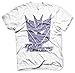 Transformers Officiellement sous Licence Retro Decepticon T-Shirt (Blanc), XX-Large
