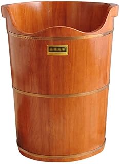 Banheira de pé de madeira, barril de banho de pé alto de 50 cm, barril de lavagem de pés, banho de pés doméstico, balde de massagem relaxante para os pés, alívio da fadiga da dor (tamanho: 2), banho de spa doméstico (1) feliz muitas vezes