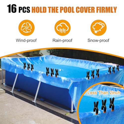 16 pinzas para piscina, 4.7 pulg, paquete de 16 miniatura 2