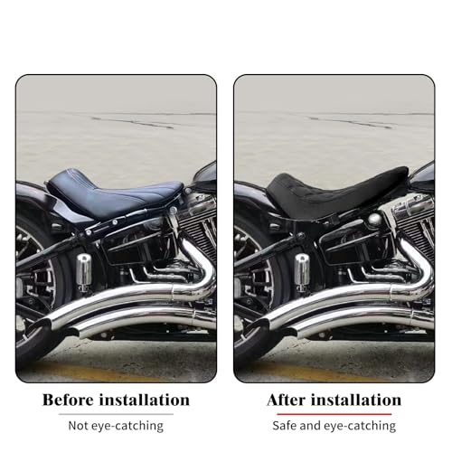 Asiento individual para conductor de motocicleta Softail Breakout 2008-17 3
