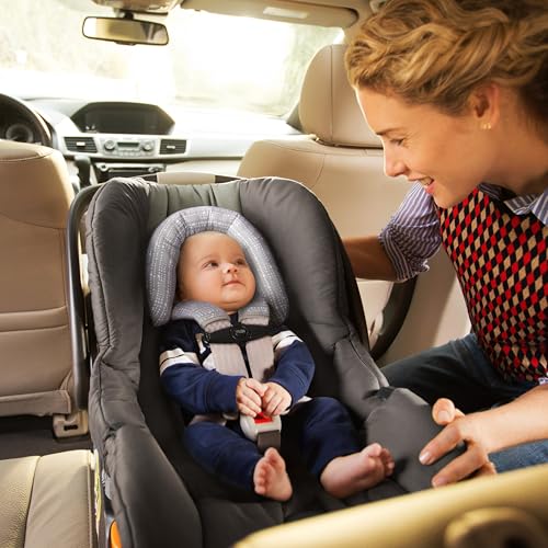Image of Munchkin XtraGuard Head Support & Strap Cover for Baby Car Seats with Silver-Ion Technology, Dots (Pack of 6)
