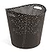 Produktbild Curver 00715-210-00 Wäschekorb My Style, 30 L, dunkelbraun, Schwarz